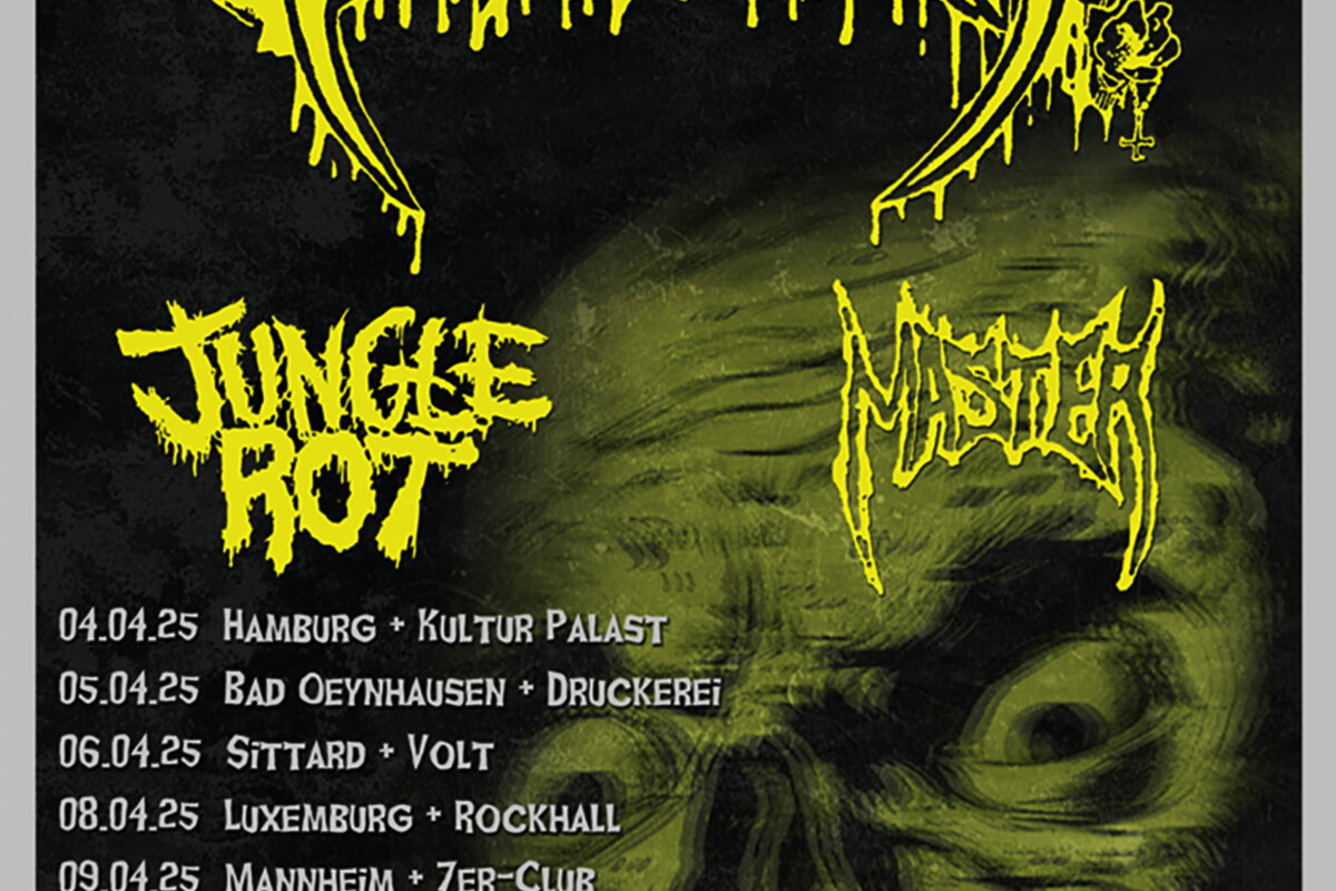 Tour announcement: Master, Benediction and Jungle Rot on the Tales of the Triple Death!