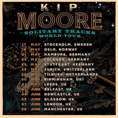 Kip Moore Announces UK And EU Tour Dates For May/June 2025