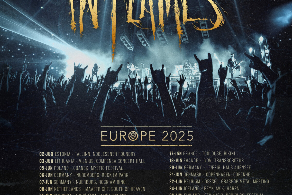 In Flames Announce European Tour For Spring / Summer 2025
