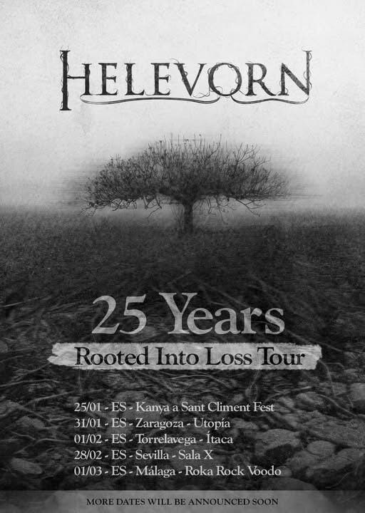 Mallorca Doom Helevorn  Announces "25 Years - Rooted Into Loss Tour"