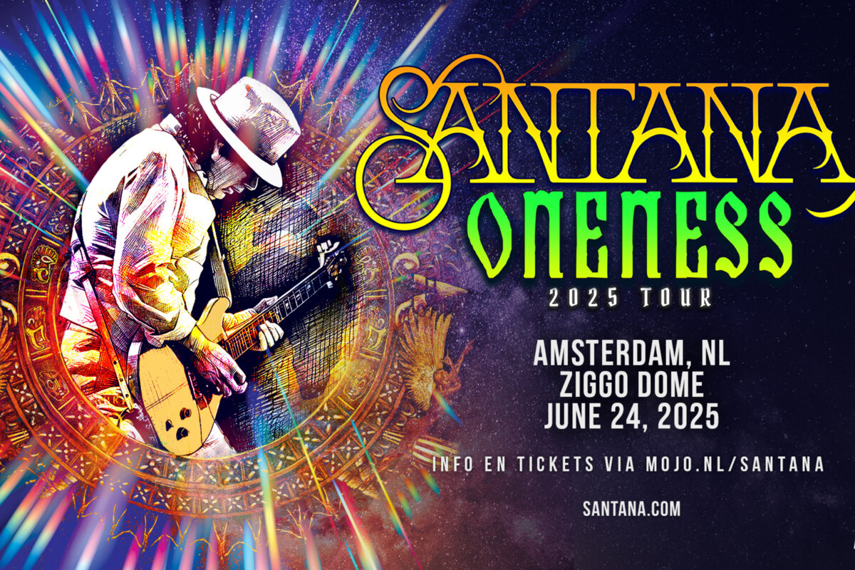 Santana presenteert de 'Oneness 2025 tour' in Ziggo Dome op 24 juni