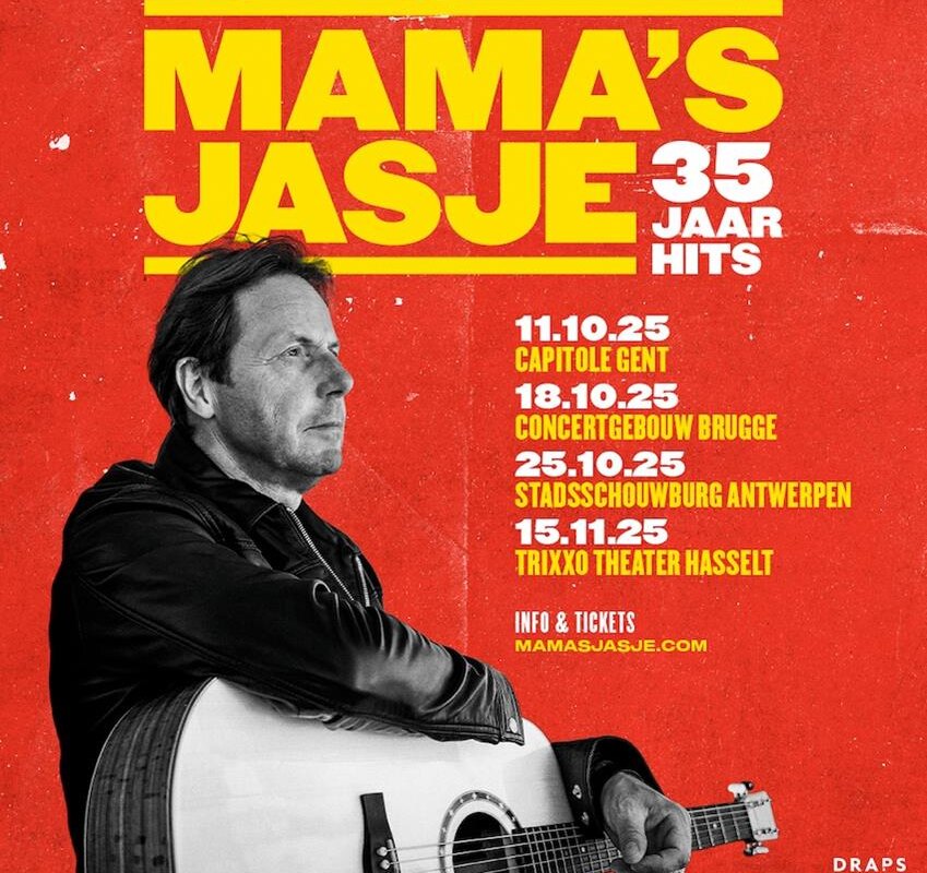 Mama’s Jasje viert 35 jaar op de planken met 4 grote jubileumconcerten in najaar 2025