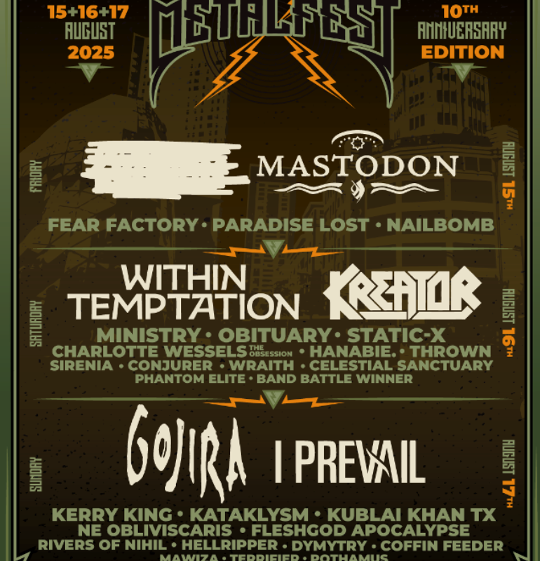 Dynamo Metalfest: Kreator, Nailbomb en meer naar Eindhoven