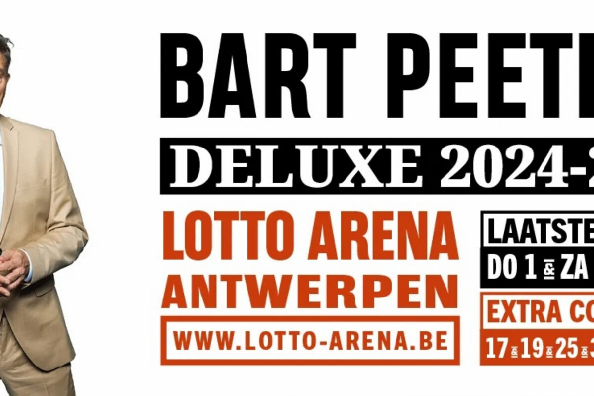 Bart Peeters voegt opnieuw extra concert toe in Lotto Arena in 2025
