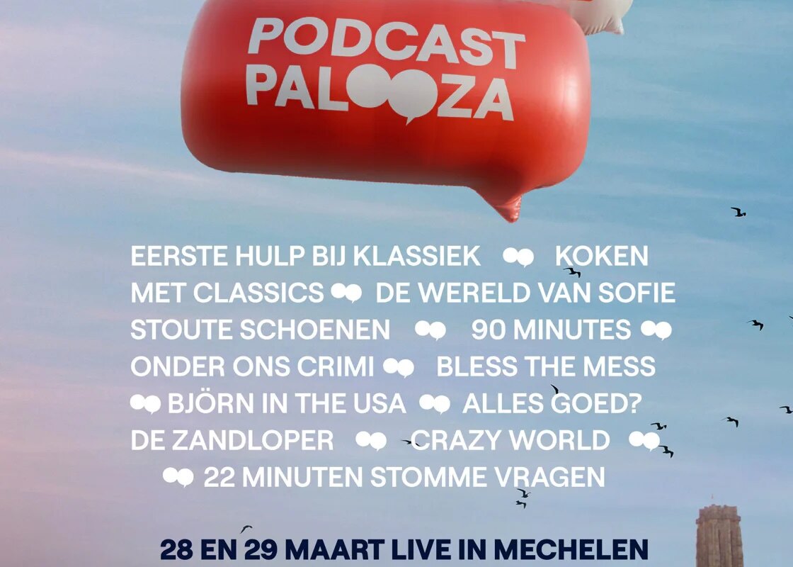 Van oor tot oog: VRT MAX Podcastpalooza pakt uit met twee dagen vol live podcastbeleving in Mechelen