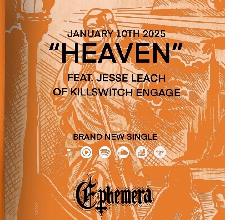 Ephemera prepare to reveal new video 'Heaven', featuring Jesse Leach of Killswitch Engage!