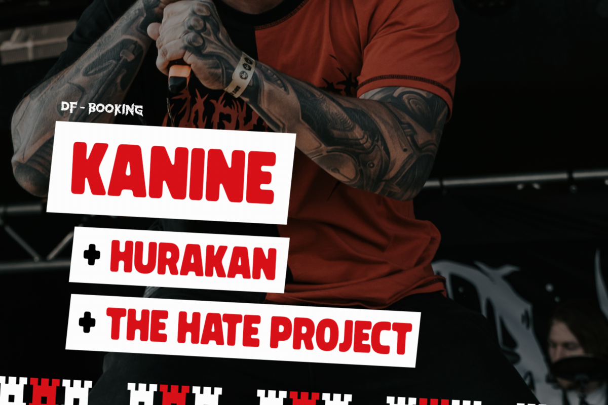 Brutale Metalavond met Kanine, Hurakan en The Hate Project op 22 februari in Ons Dorp, Emmer-Compascuum