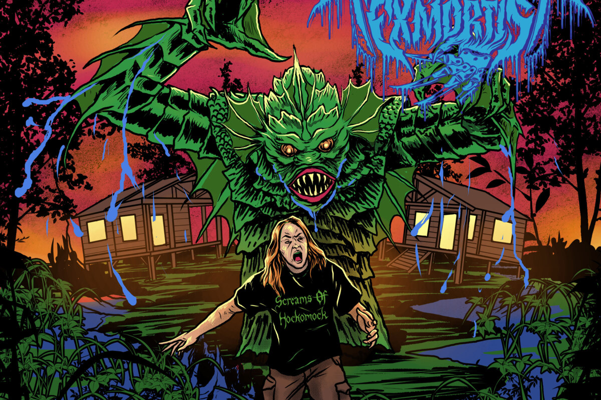 Necronomicon Ex Mortis Unveils New Single "Unspeakable Swamp Creature" from Upcoming Split Album with BLOODFEAST RITUAL