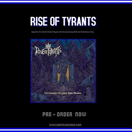 Italy's masters of metal destruction, Rise of Tyrants.