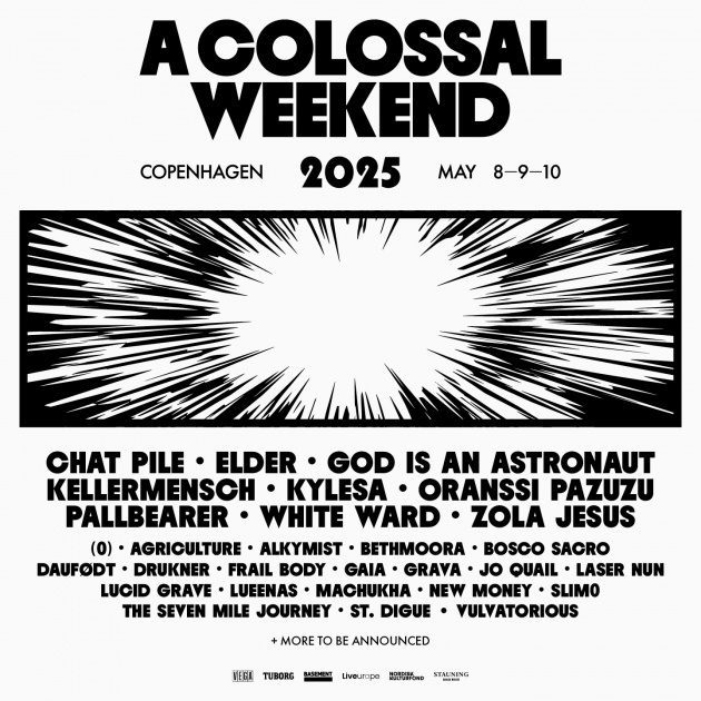 A Colossal Weekend announces ZOLA JESUS as Artist in Residence and a string of heavy Danish acts