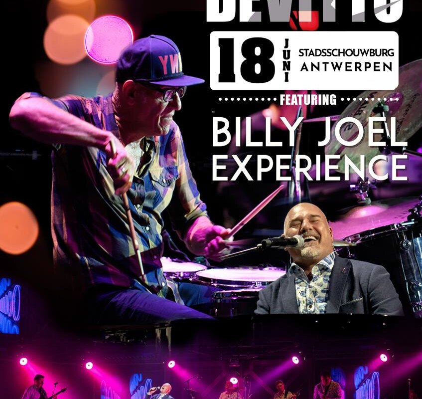 Legendarische drummer Liberty DeVitto concerteert met The Billy Joel Experience in Antwerpen