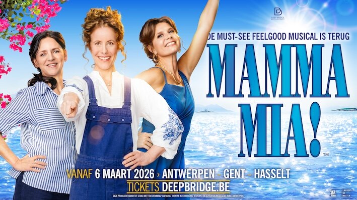 Nieuwe speeldata musical 'MAMMA MIA' in Vlaanderen bekend