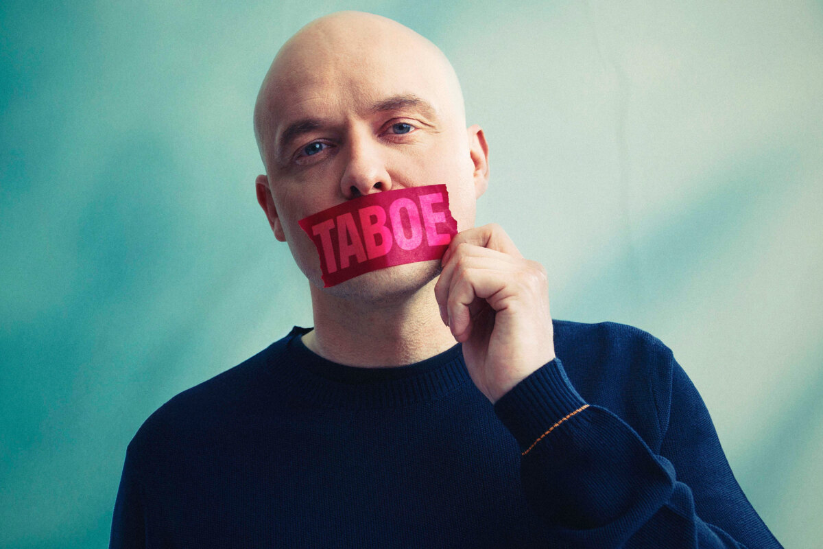 Derde seizoen van Taboe: Philippe Geubels lacht met vluchtelingen, mensen die leven met dementie en mensen met het syndroom van Gilles de la Tourette