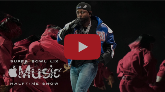 Kendrick Lamar schrijft geschiedenis met zijn Super Bowl Halftime Show!