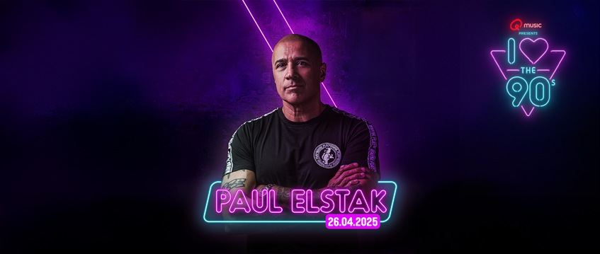 Paul Elstak vervolledigt line-up van 'I love the 90s - The party'
