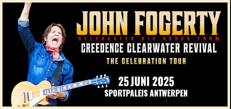 John Fogerty komt op 25 juni naar het Sportpaleis in Antwerpen!