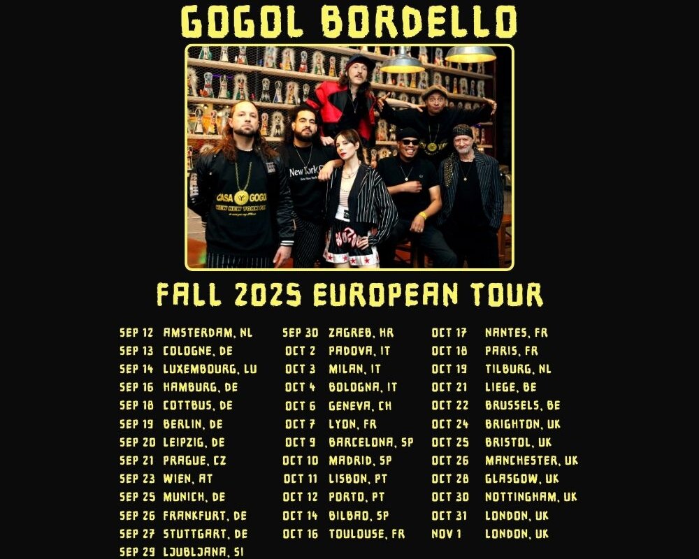 Gogol Bordello Announce Extensive Autumn 2025 UK/EU Headline Tour Dates