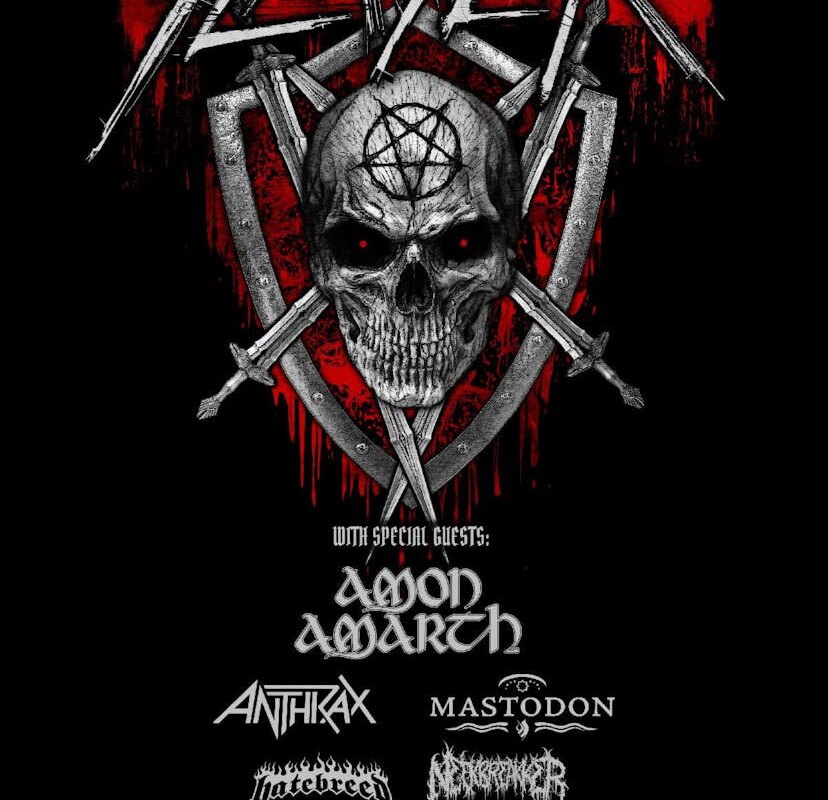 Slayer announce return to the UK with European exclusive shows at Finsbury Park, London and Blackweir Fields, Cardiff