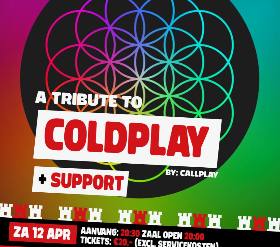 Poppodium Emmen presenteert: A Tribute to Coldplay