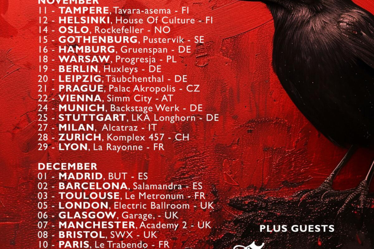 Katatonia Announces Fall 2025 EU + UK Headline Tour!