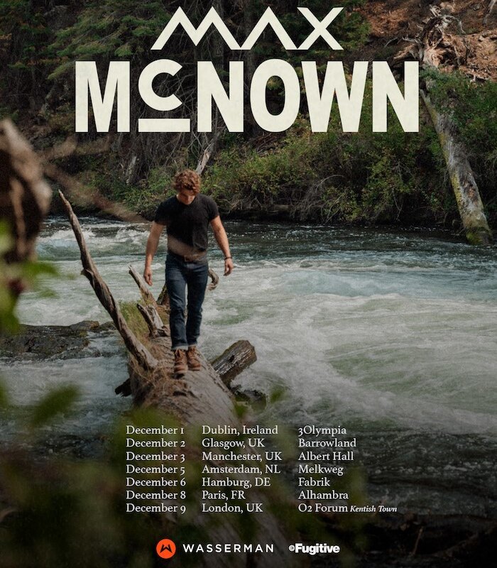 Max McNown Debut UK/EU Headline Tour This December
