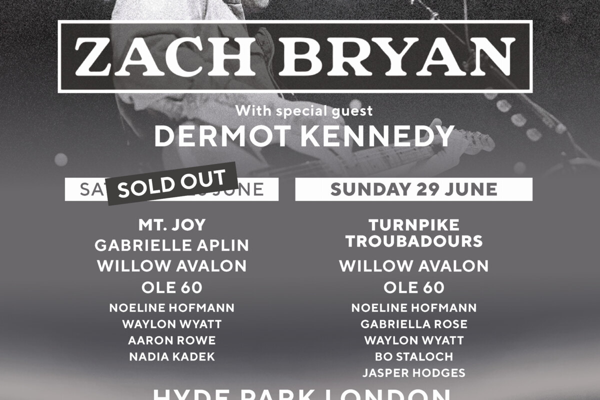 BST Hyde Park announces full lineup for Zach Bryan