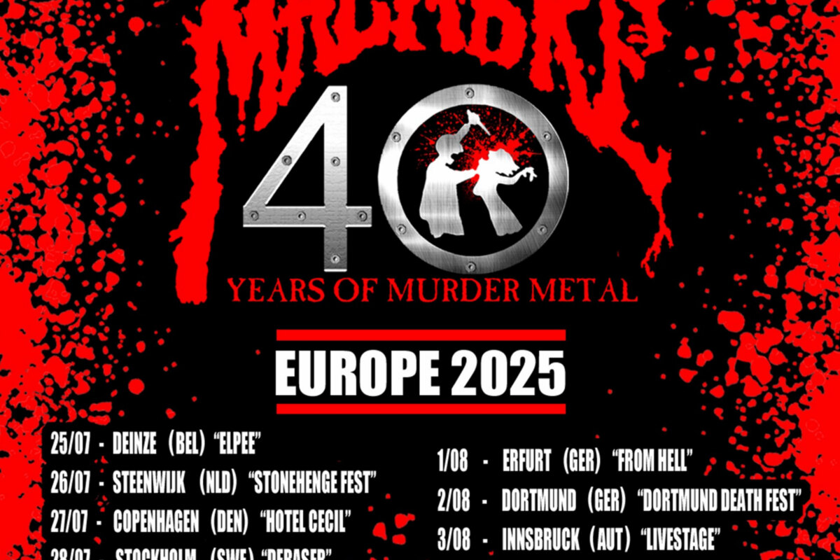 Macabre announce today their European tour "40 YEARS OF MURDER METAL". 