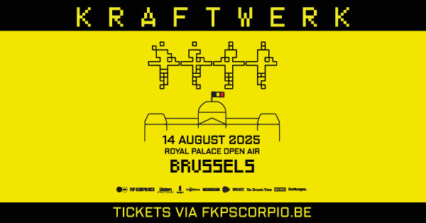 Kraftwerk brengt iconische openluchtshow naar Brussel op 14 augustus 
