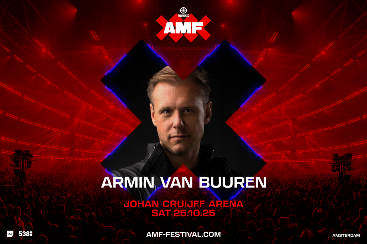 AMF onthult Armin van Buuren  als eerste headliner