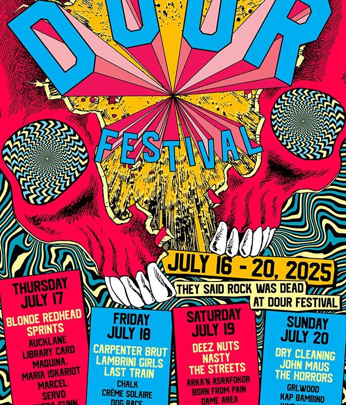 Dour 2025: volledige rock-affiche 'Le Garage' bekend
