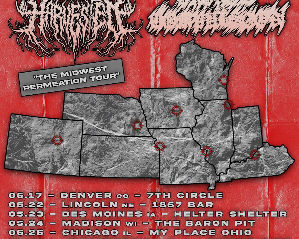 Cronos Compulsion Announce 'The Midwest Permeation Tour'  With HARVESTED