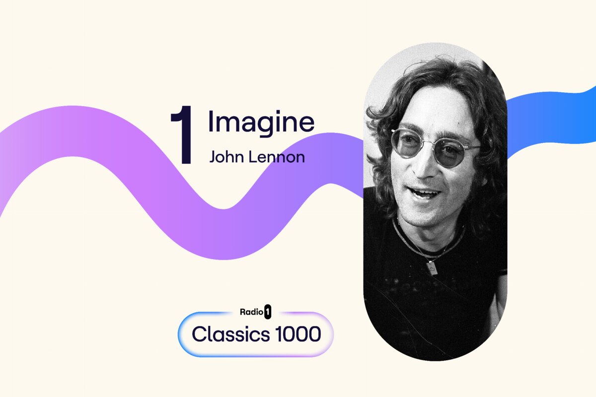Radio 1-luisteraars maken statement voor vrede: Imagine van John Lennon op nummer 1 in Radio 1 Classics 1000