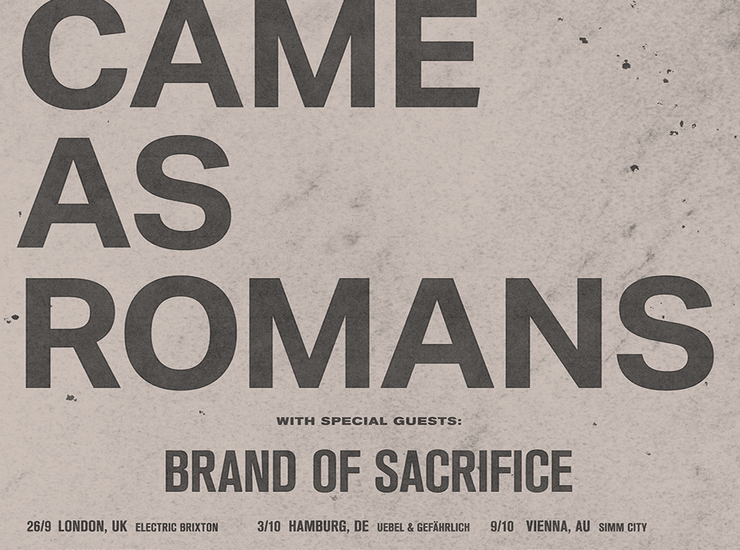 We Came As Romans Announce 2025 UK/EU Headline Tour – New Single “Bad Luck” Out Now via Sharptone Records