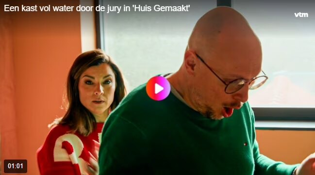 Jury laat de badkamer van Iman & Mo onderlopen in Huis Gemaakt