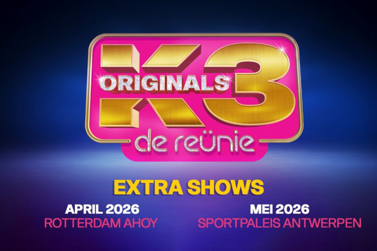 Originele K3 geeft extra shows in Rotterdam Ahoy en Sportpaleis Antwerpen