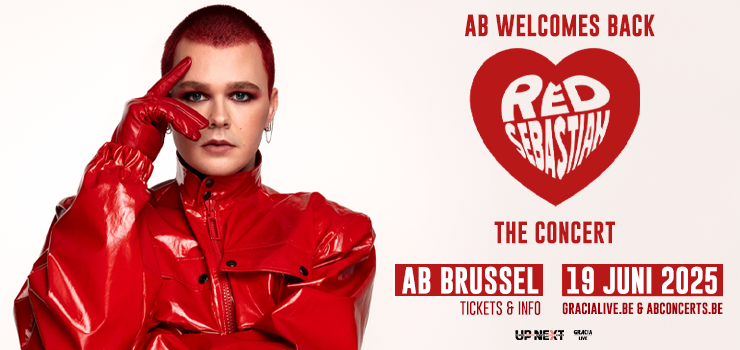 Red Sebastian komt op 19 juni naar de AB voor eerste concert in België na Eurovisiesongfestival! 