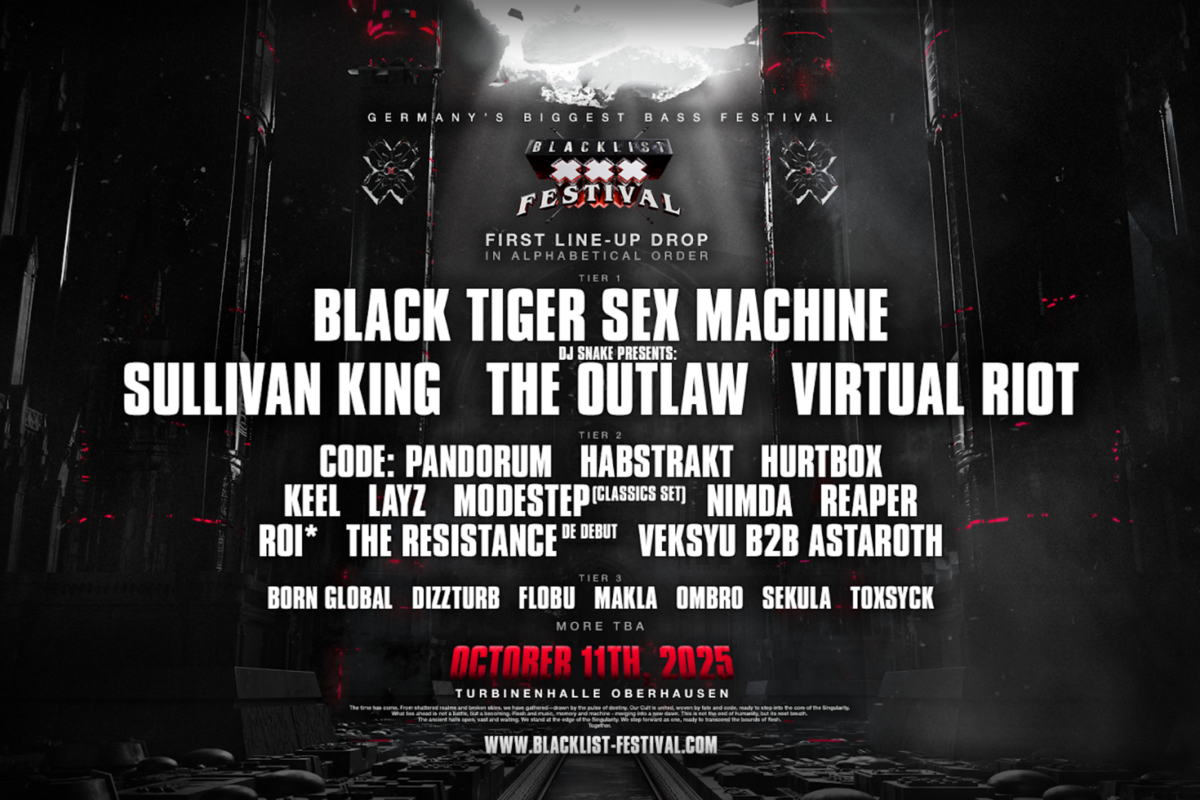 Blacklist - Germany's biggest bass festival announce first wave of names!
