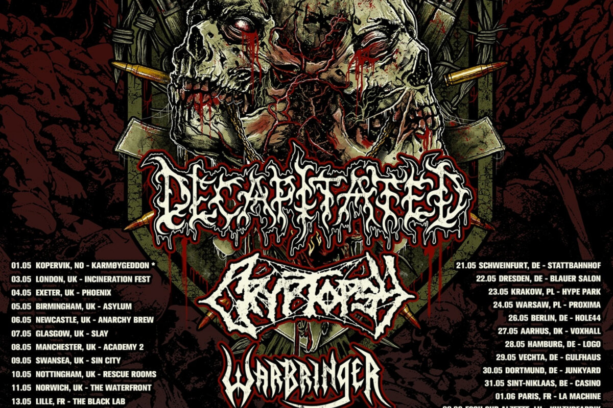 Decapitated  Kick Off "Infernal Bloodshed Over Europe 2025" Tour