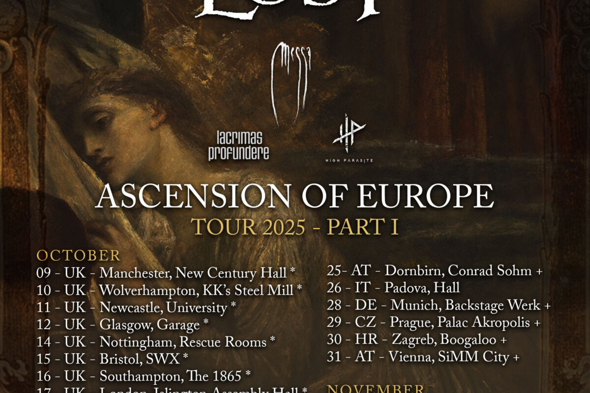 Paradise Lost Announce European Headline Tour For October And November 2025