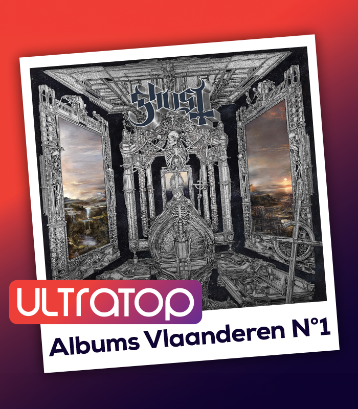Ghost komt binnen op #1 in de Ultratop Albums Vlaanderen met gloednieuw album Skeletá