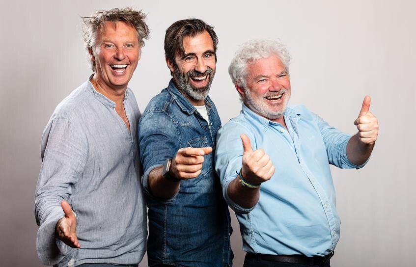 Chris Van Tongelen, Jan Schepens en Stany Crets zijn de Romeo's van dienst in 'Mamma Mia!'