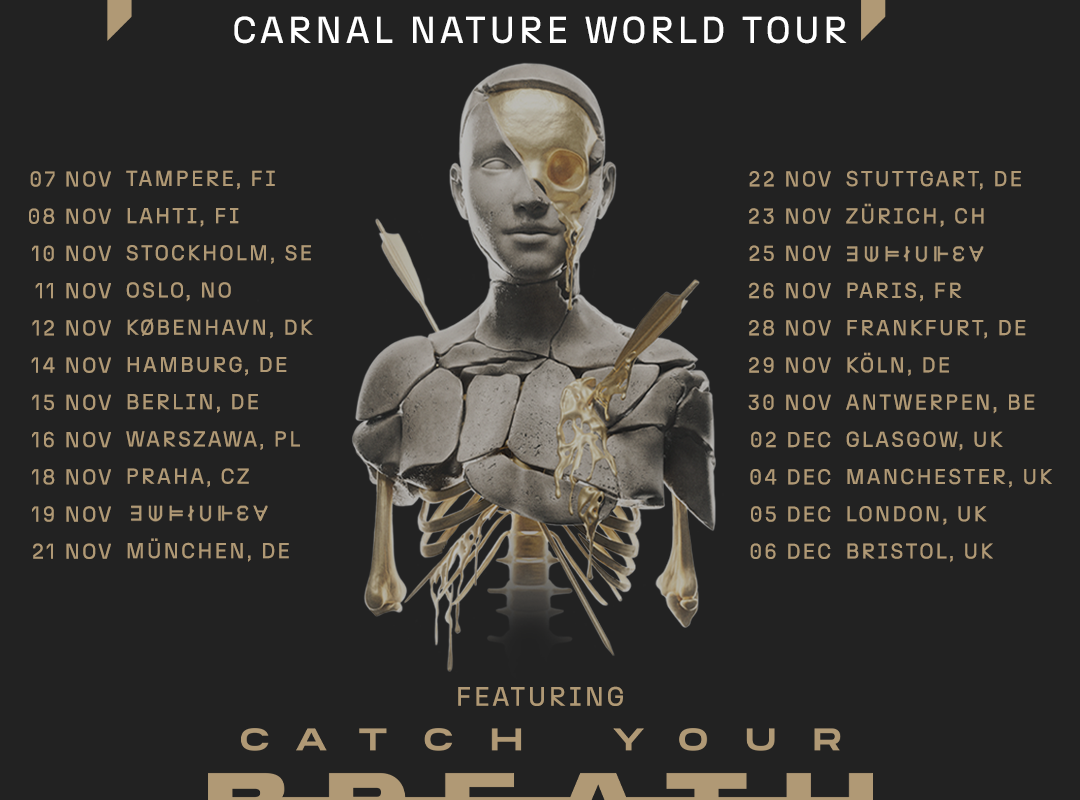 Nothing More Announces World Tour In Europe (Starting November 7, 2025) With Catch Your Breath, Solence, And Ankor