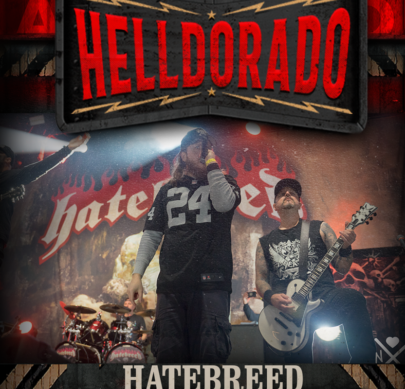 Ook Hatebreed (USA), 'all star band' Ramones Alive (NL), en BUG (NL) op Helldorado 2025
