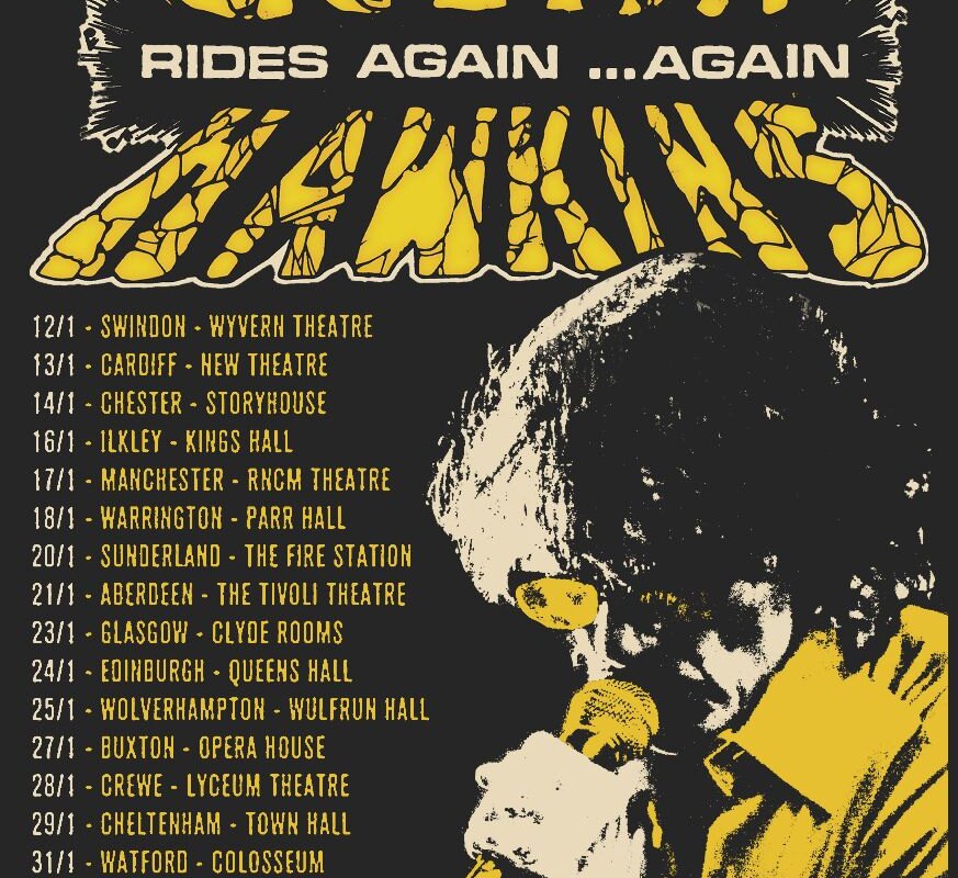 Justin Hawkins Rides Again Jan/Feb 2026 UK tour announced