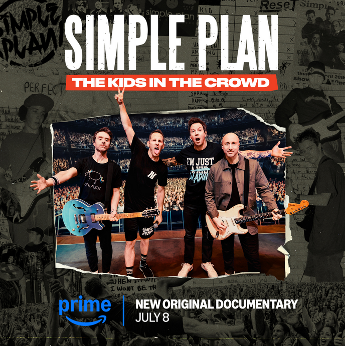 Simple Plan & Prime Video Premiere “Simple Plan: The Kids In The Crowd Documentary” Available Now – New Single “Nothing Changes” on July 11