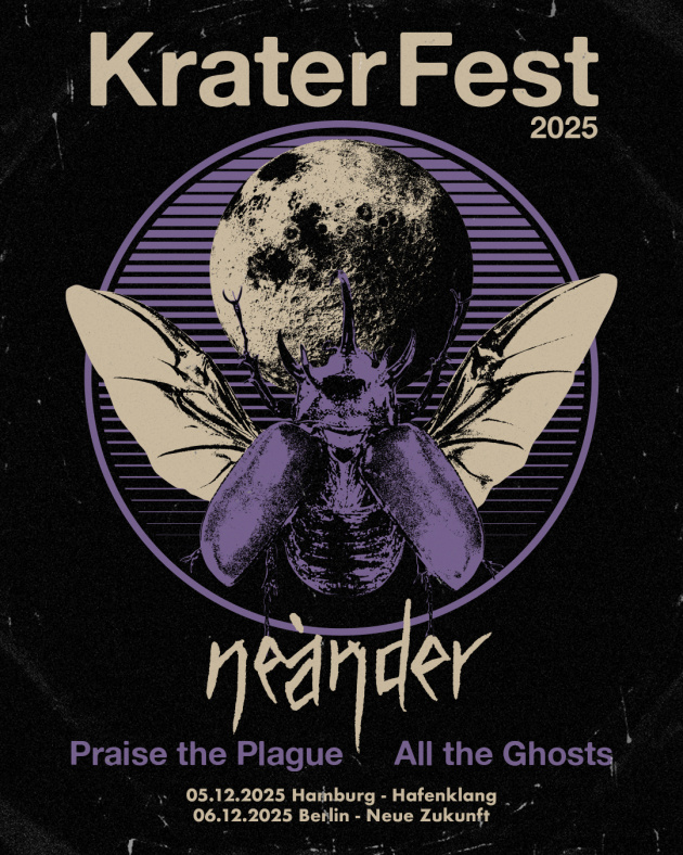 Neander announce KRATER FEST for December 2025 in Hamburg and Berlin!