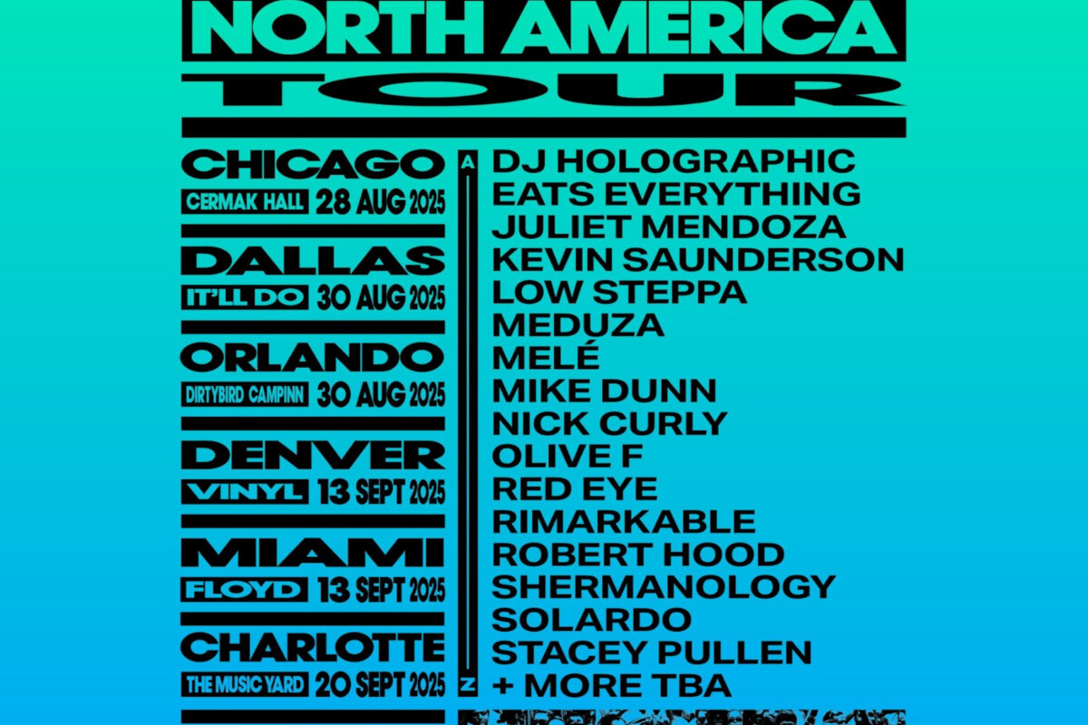 Defected announces six date North American Tour w/ DJ Holographic, Eats Everything, Juliet Mendoza, MEDUZA, Solardo & more