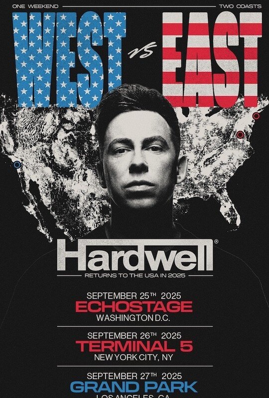 Hardwell announces three city US tour this September!