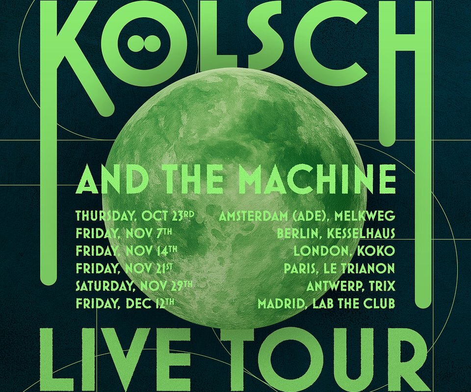 Kölsch unveils new live tour 'Kölsch and the Machine' and album 'KINEMA'