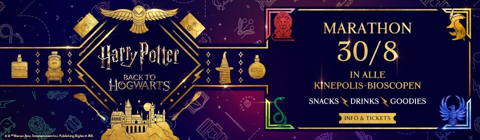 Kinepolis organiseert magische Harry Potter Marathon op 30 en 31 augustus